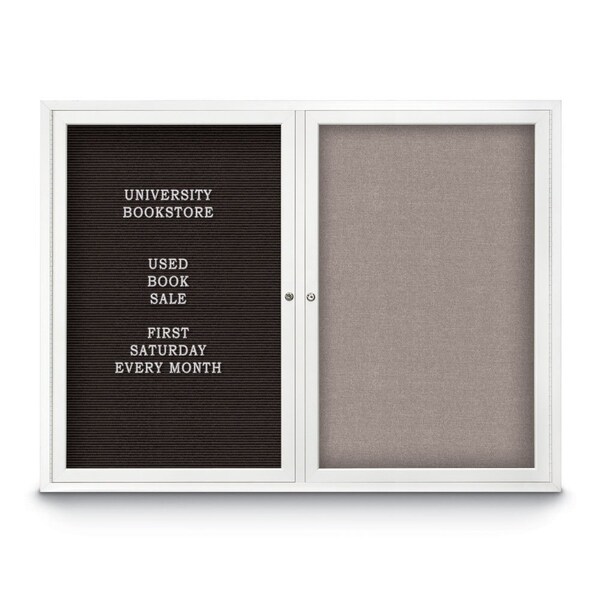 Corkboard, 96"x48", Pearl/Satin